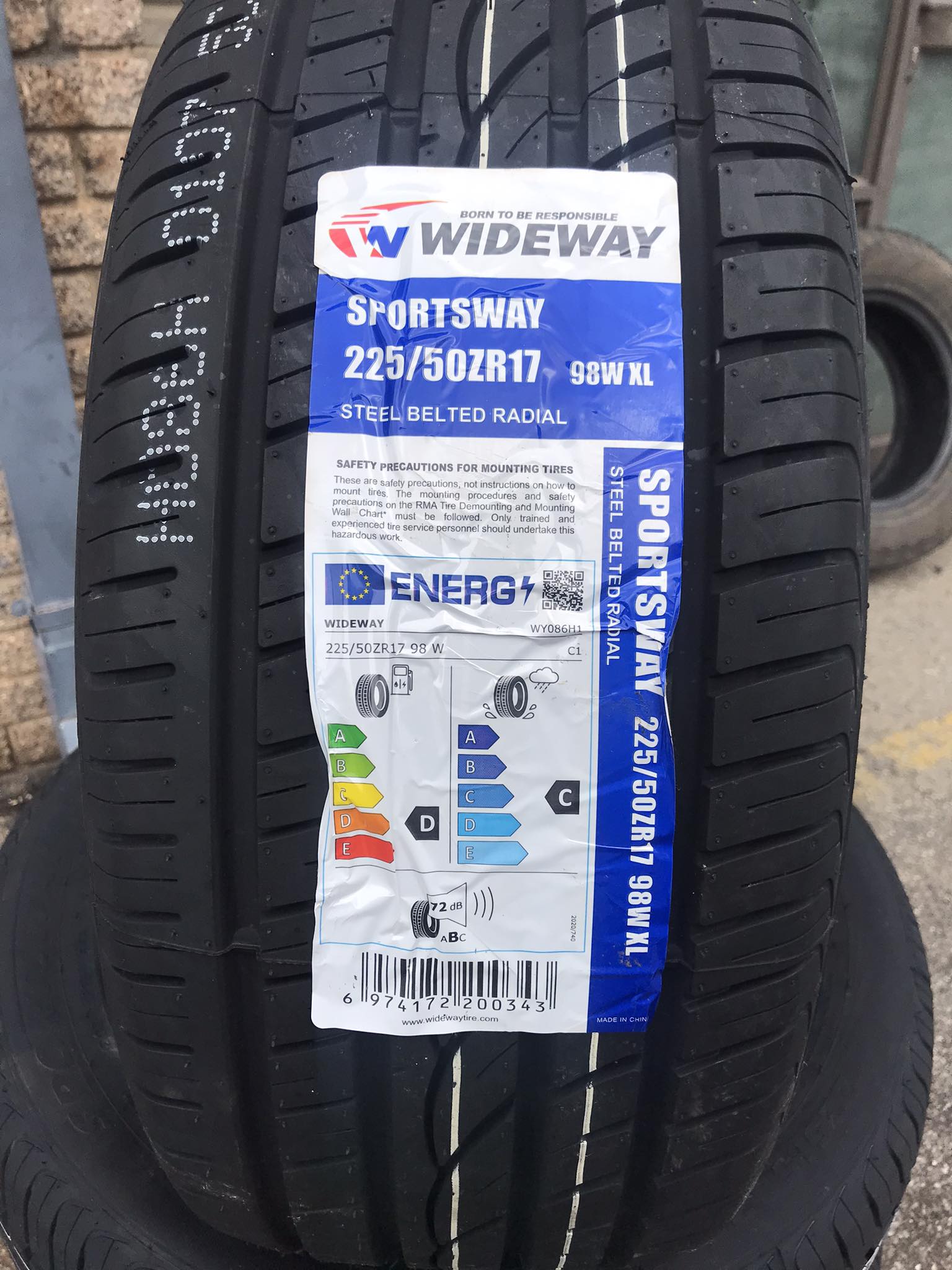 225 50 R17 Wideway Sportsway Tyres - Image 3
