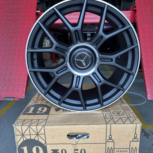 19″ Matte Black Mercedes Benz AMG Mag Rims